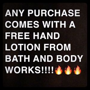 Get free lotion!!!!